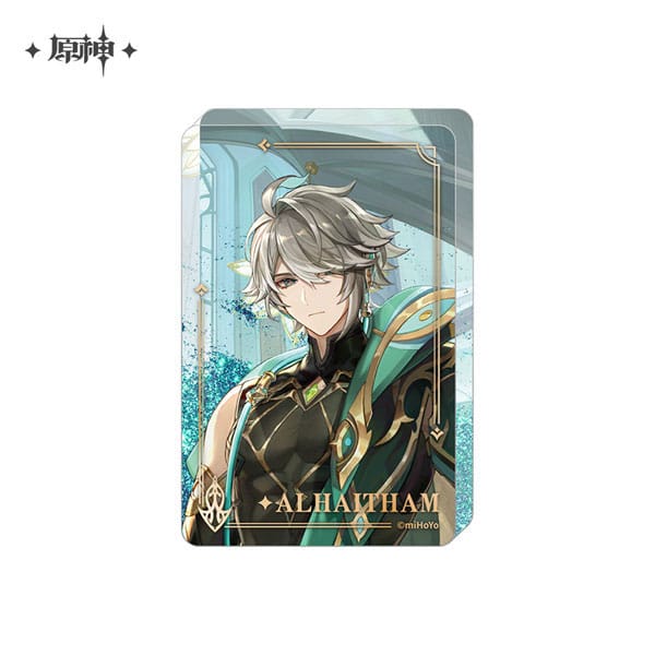 Ornement acrylique Alhaitham Genshin Impact avec paillettes, figurine officielle MiHoYo 10 cm