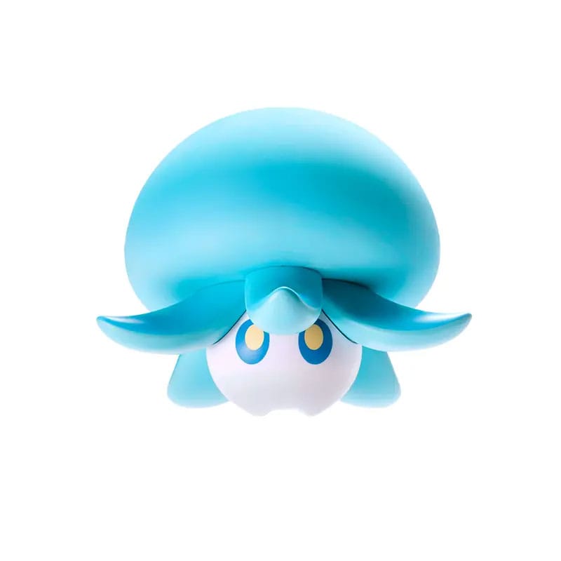 Lampe Genshin Impact Floating Hydro Fungus 17cm allumée sur un bureau