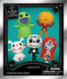 Gros plan sur un aimant Jack Skellington du pack Monogram Int.