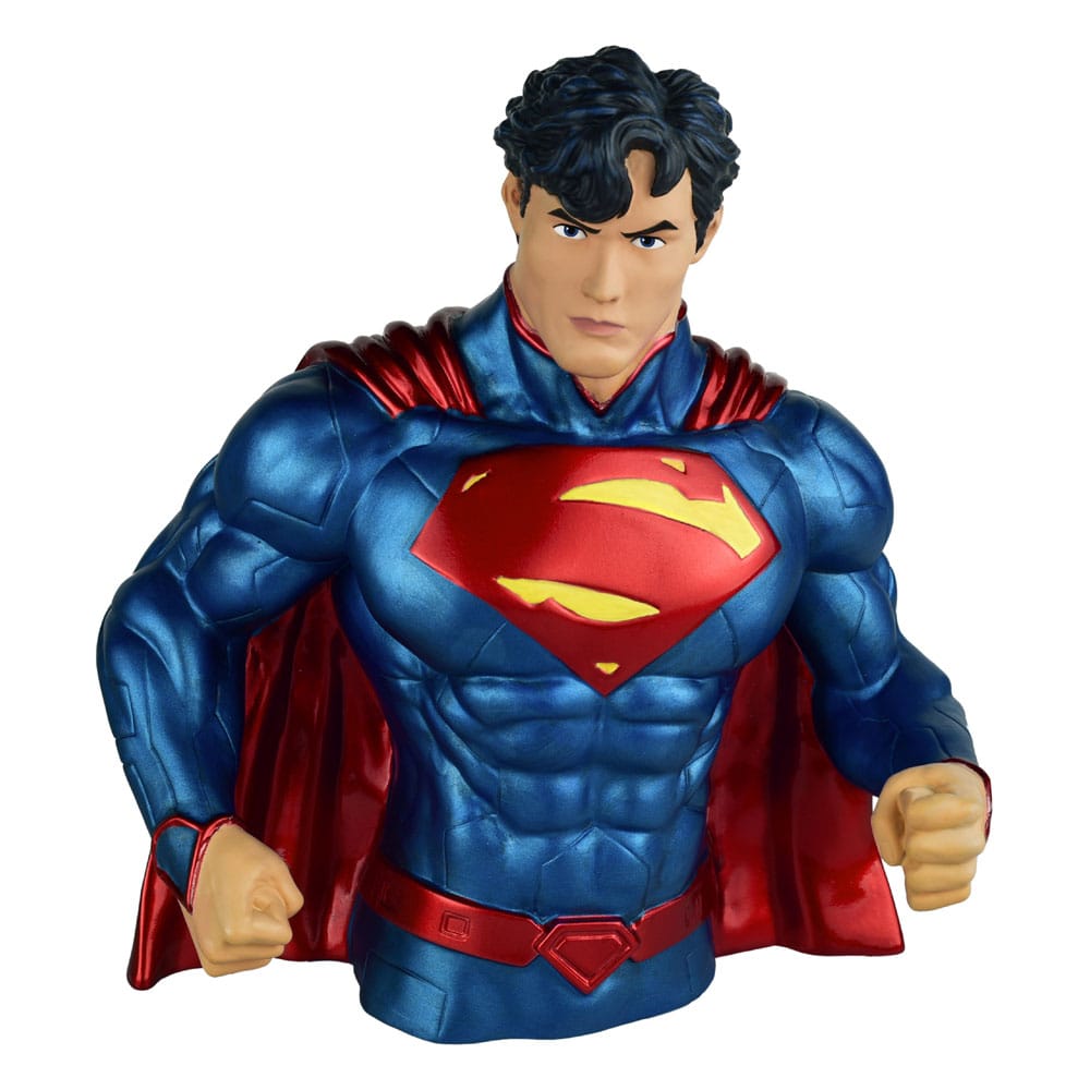 Tirelire Superman New 52 DC Comics en PVC, licence officielle Monogram Int.