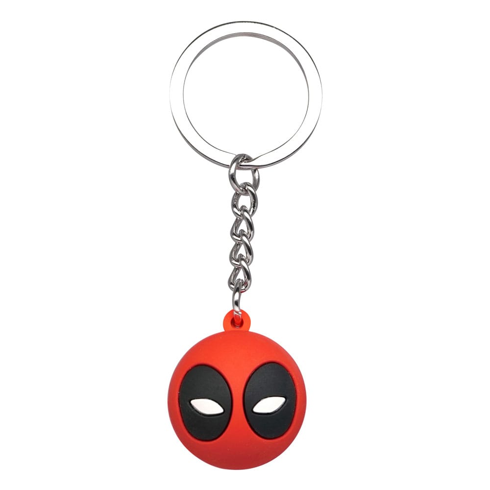 Porte-clés Deadpool Ball officiel Marvel par Monogram Int., design unique et licence garantie