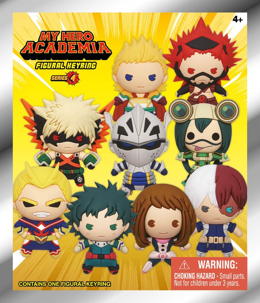 Porte-clés My Hero Academia 3D accroché à un sac à dos