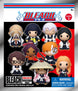 Gros plan sur plusieurs porte-clés Bleach 3D de la Série 2 en PVC