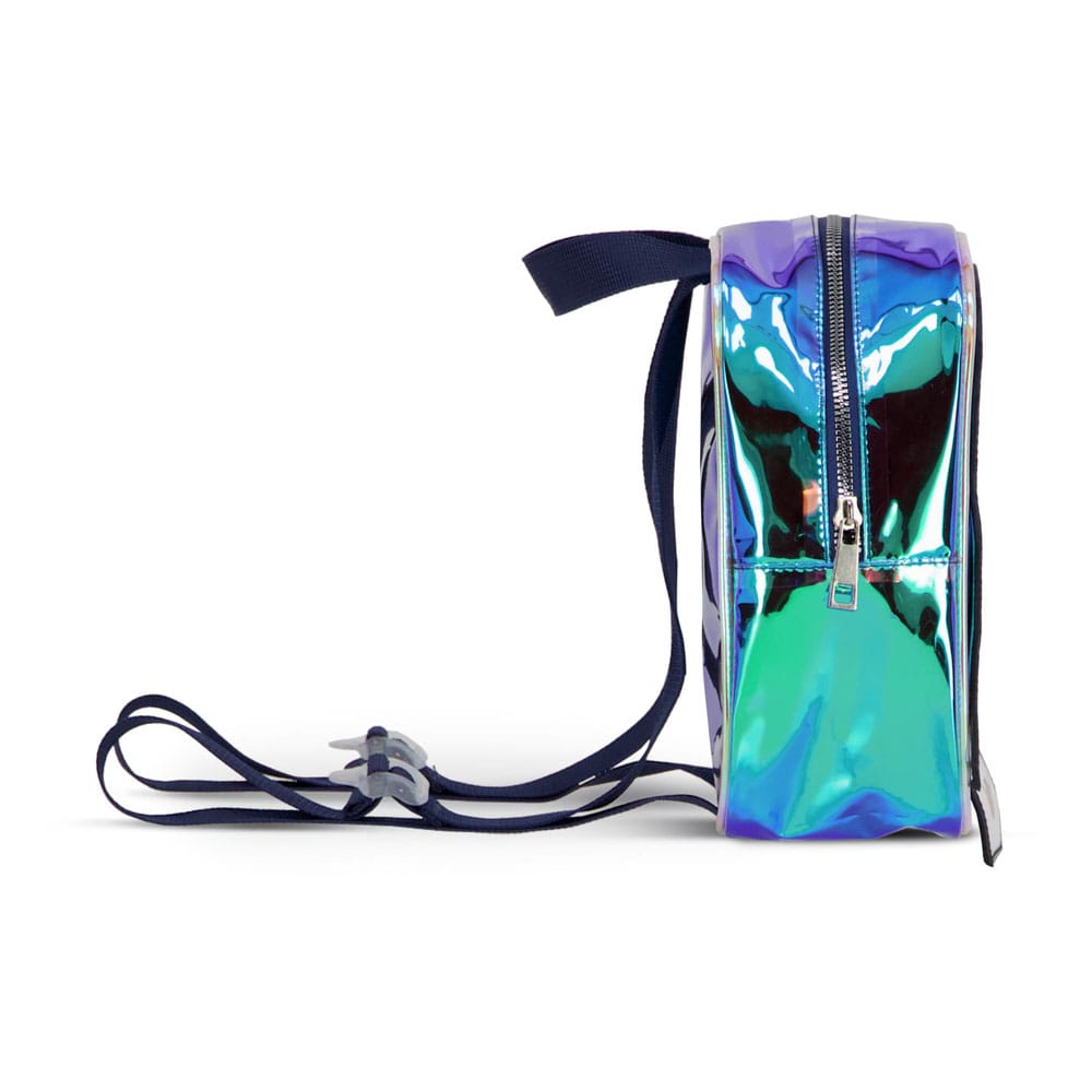 Mini sac à dos Harry Potter Hedwig Shiny porté, montrant sa taille compacte et son style