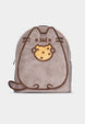 Mini sac à dos Pusheen Cookie Difuzed de face, montrant le design adorable du chat Pusheen mangeant un cookie.