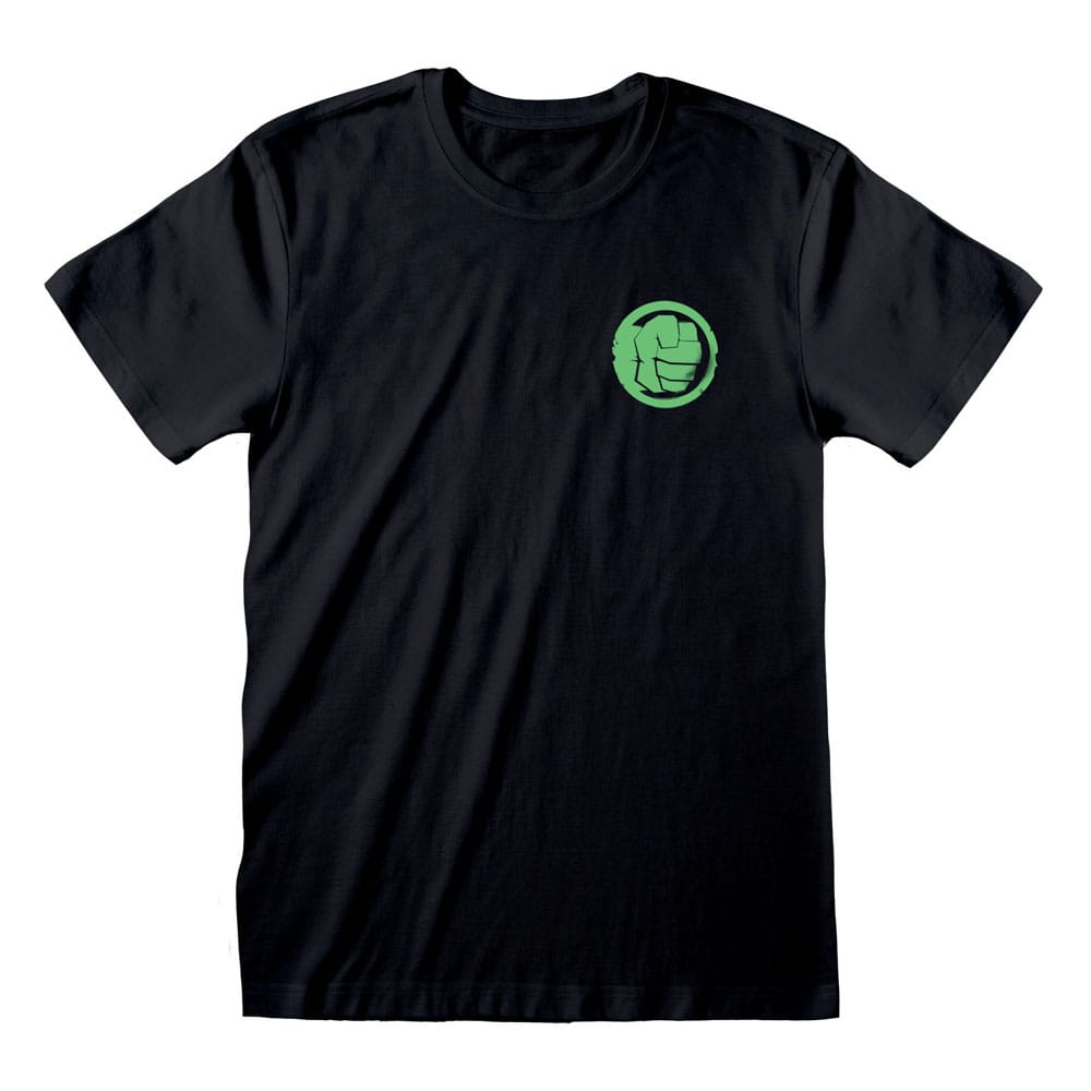 Détail du T-shirt Marvel Rivals Hulk, texture coton et impression du personnage
