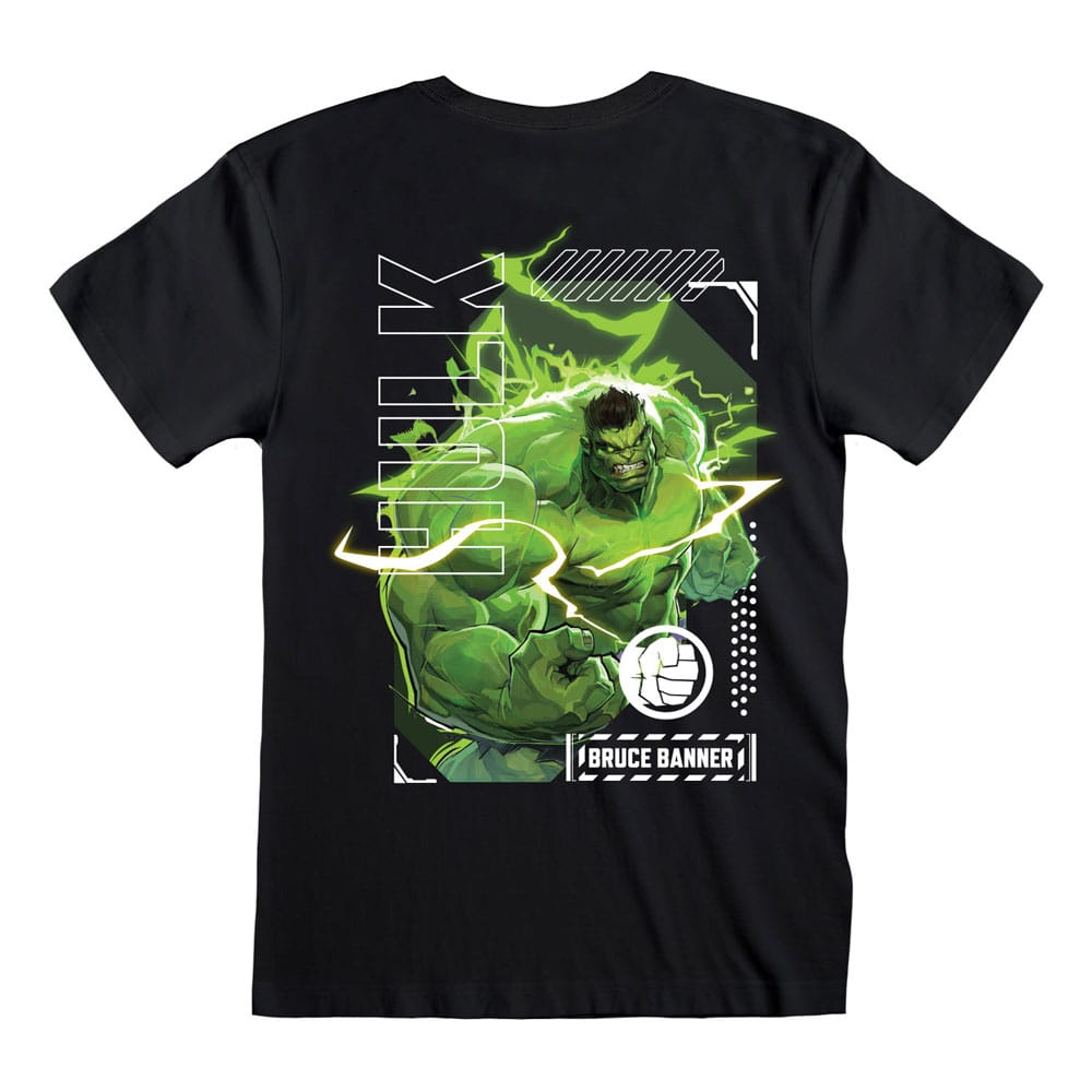 T-shirt Marvel Rivals Hulk XL, vue de face, design officiel
