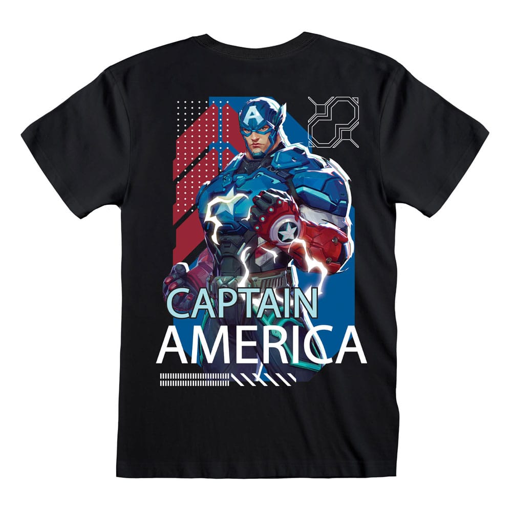 T-Shirt Marvel Rivals Captain America taille S - Vue avant