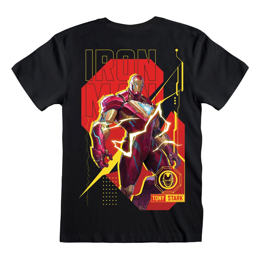 T-Shirt Marvel Rivals Iron Man XL officiel Heroes Inc. en coton