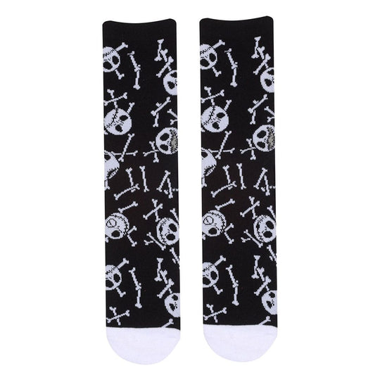 Chaussettes L'Étrange Noël de Mr. Jack motif Bones, taille S-M, sous licence officielle Heroes Inc.