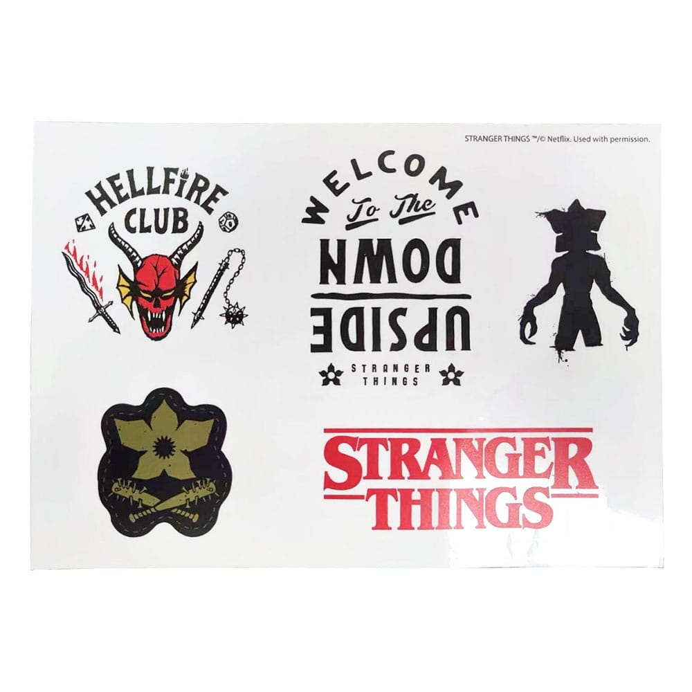 Détail de tous les éléments du coffret Stranger Things Netflix & Chill