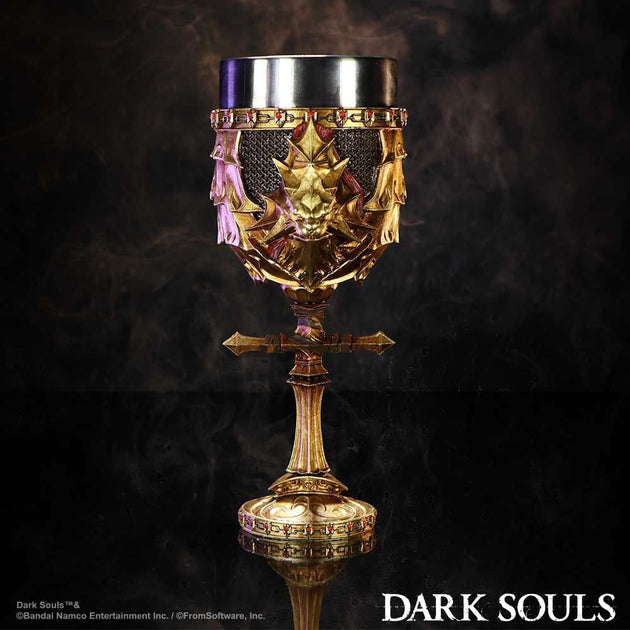 Détail du calice Dark Souls Ornstein en résine, peint à la main