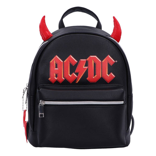 Sac à dos AC/DC officiel Nemesis Now, vue de face avec logo