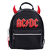 Sac à dos AC/DC officiel Nemesis Now, vue de face avec logo