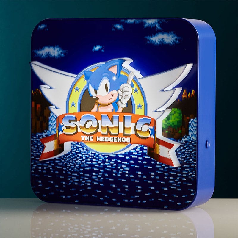 Lampe Sonic Classic 3D Numskull vue de face en détail