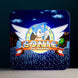 Packaging de la lampe 3D Sonic Classic officielle Numskull