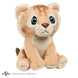 Détail de la peluche Wicked Lion Peureux 19cm avec étiquette Noble Collection