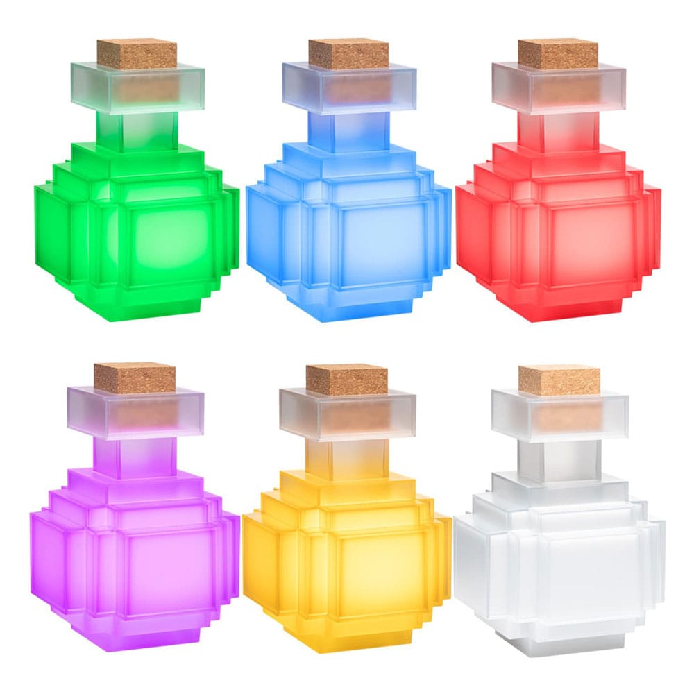 Réplique de la Potion Lumineuse Minecraft de Noble Collection, éclairée par LED.