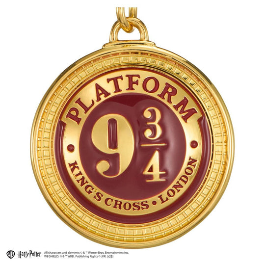 Porte-clés Harry Potter Platform 9 3/4 accroché à un trousseau de clés
