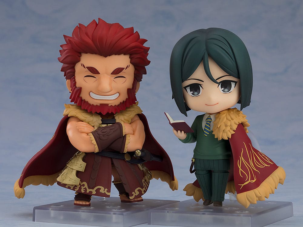 Vue arrière de la figurine Nendoroid Rider/Iskandar DX avec détails du manteau