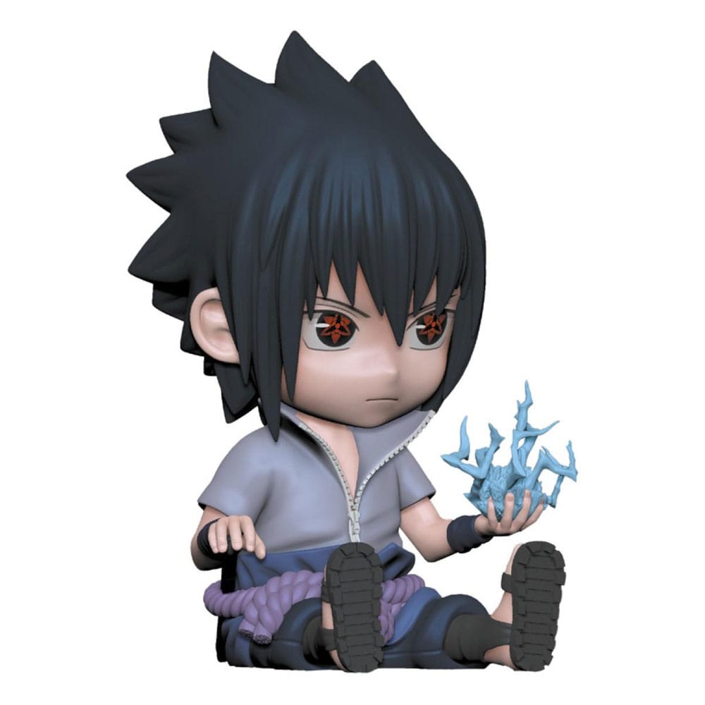 Tirelire PVC Sasuke Uchiha Ver. 2 de Naruto Shippuden par Plastoy, peinte à la main