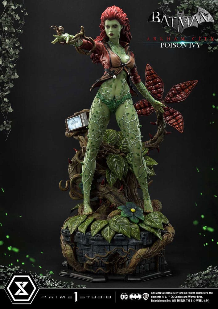 Statuette Poison Ivy Batman Arkham City Prime 1 Studio 80cm vue d'ensemble