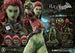 Détail du visage de Poison Ivy, statuette Batman Arkham City
