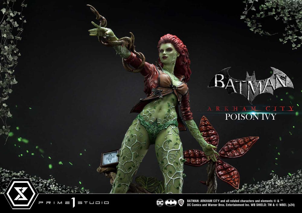 Statuette Poison Ivy Batman Arkham City, vue du dessus