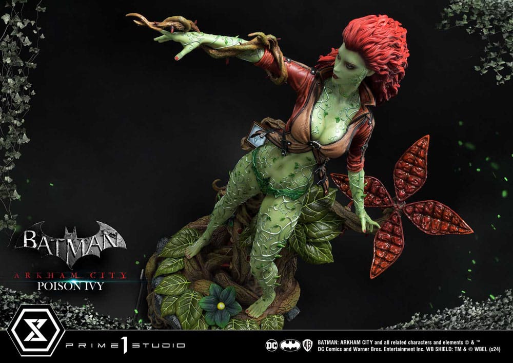 Statuette Poison Ivy, vue d'ensemble des détails de peinture
