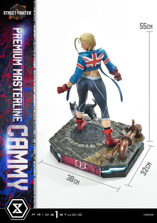 Statuette Cammy Prime 1 Studio avec base LED allumée