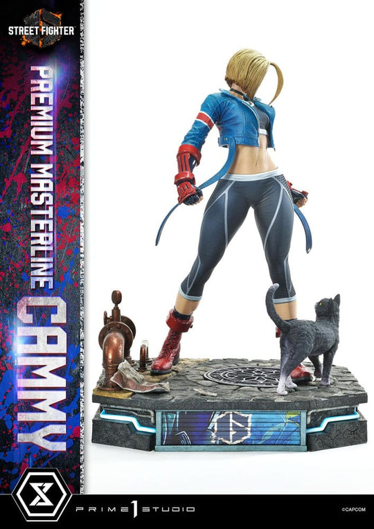 Statuette Cammy Street Fighter 6 en pose dynamique