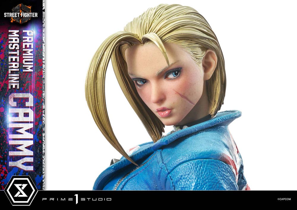 Base thématique Street Fighter 6 de la statuette Cammy