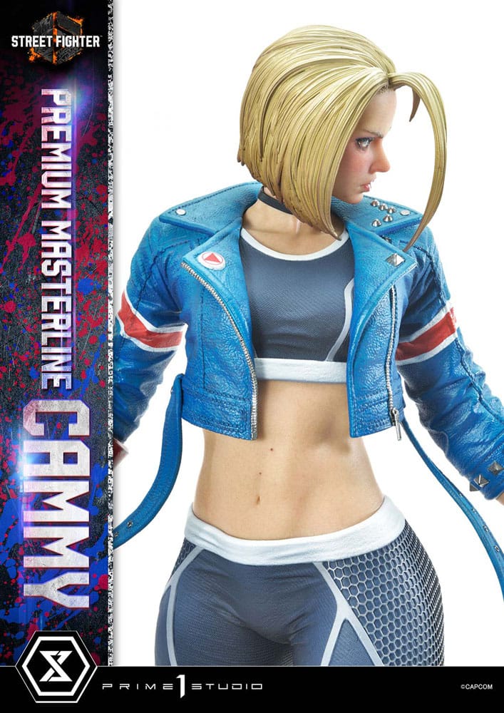 Statuette Cammy Street Fighter 6 vue de dos
