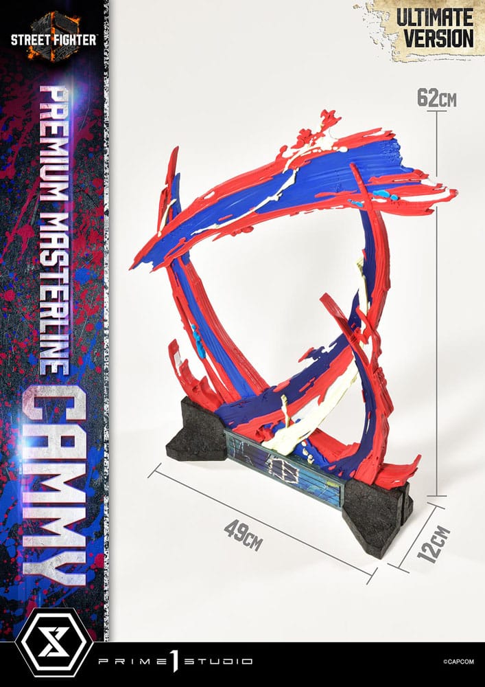 Gros plan sur les détails des gants et des bras de Cammy Prime 1 Studio