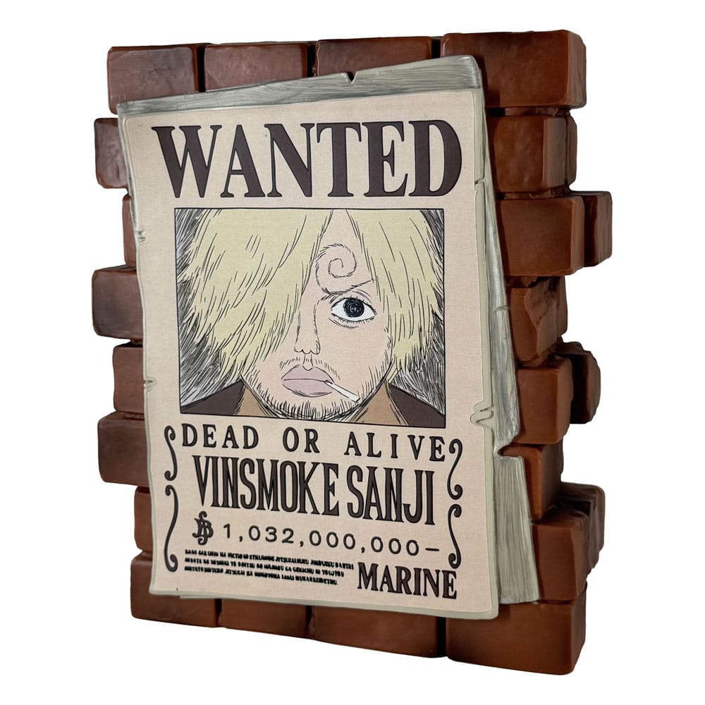 Tirelire One Piece Sanji Plastoy, licence officielle, vue de côté