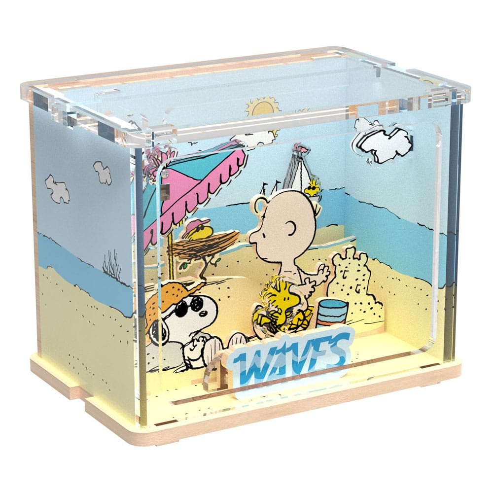 Jeu de construction Pantasy Peanuts Mini Scène Chilling at the Beach avec Snoopy et Woodstock