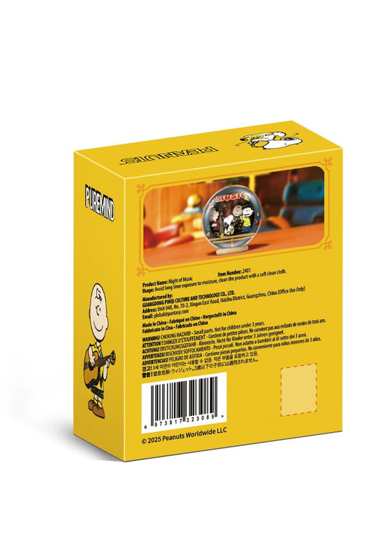 Kit de construction maquette en bois Peanuts Puremind avec ses pièces