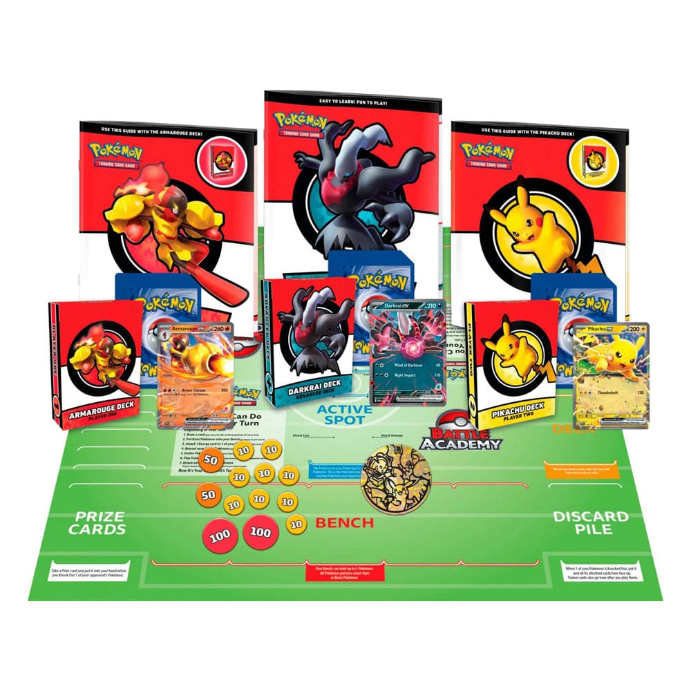 Exemple de carte Pokémon incluse dans l'Académie de Combat Allemande