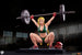 Statuette Cammy Powerlifting PCS - Détail visage et expression