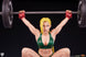 Statuette Cammy Powerlifting - Vue frontale complète