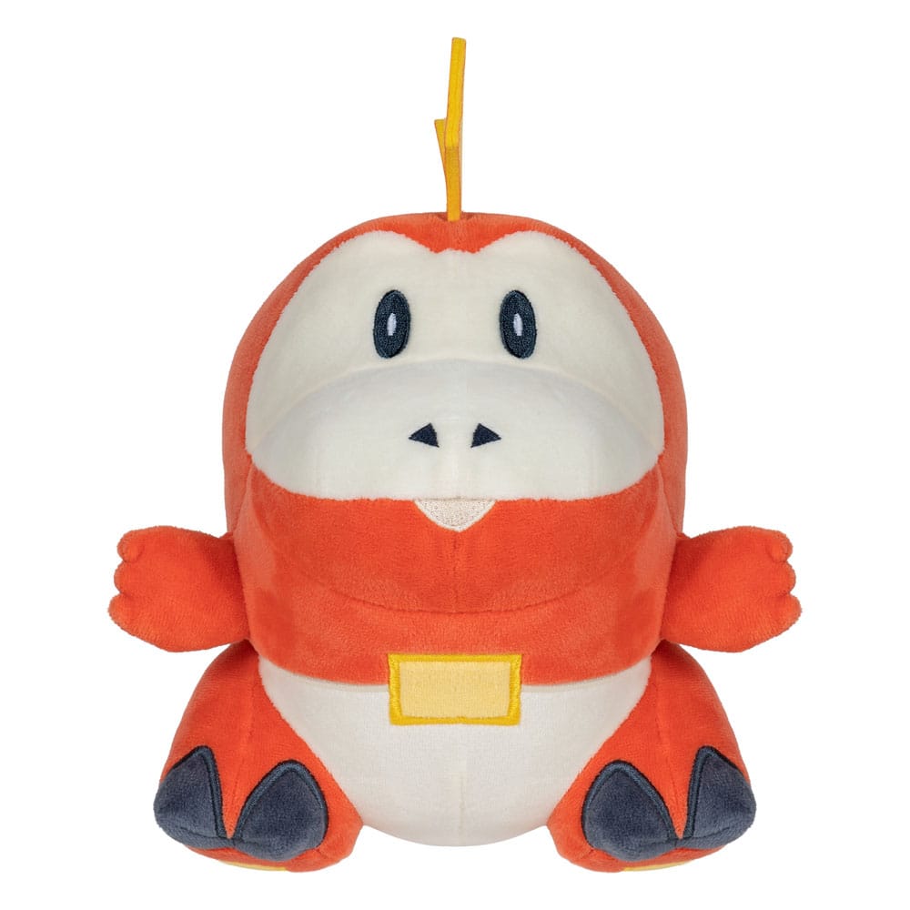 Gros plan sur la peluche Pokémon Chochodile de 20 cm