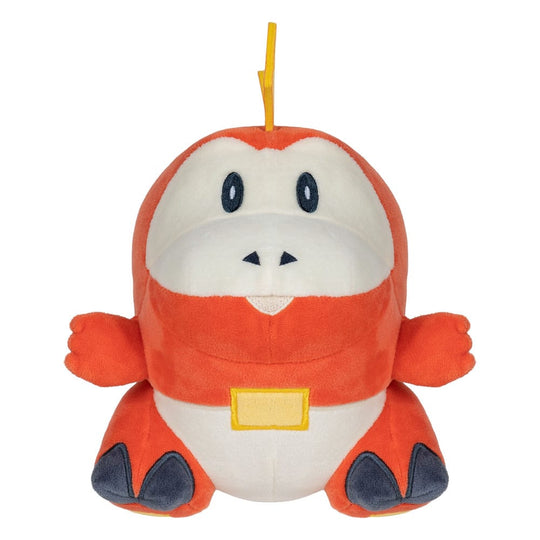 Gros plan sur la peluche Pokémon Chochodile de 20 cm