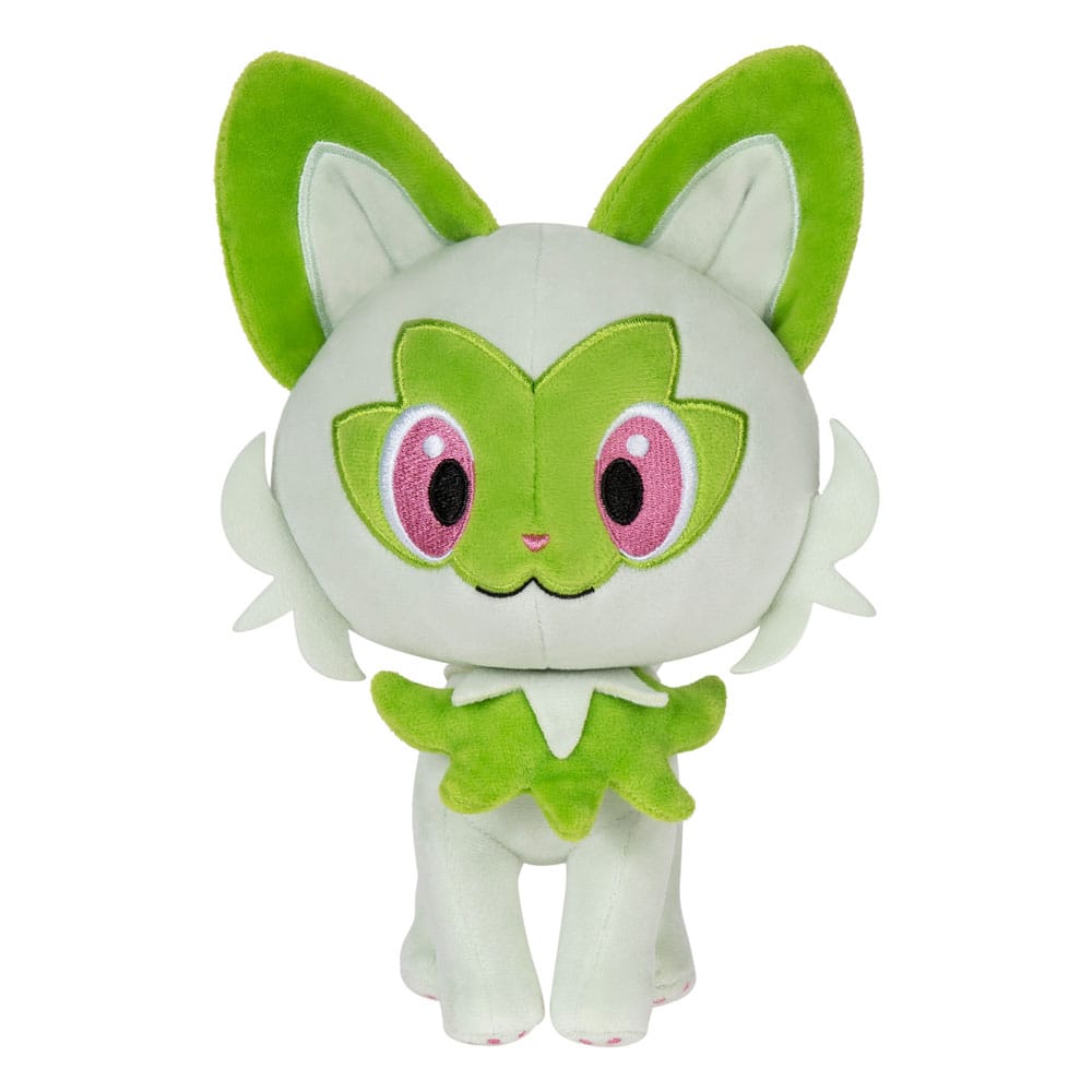 Détail de l'étiquette de licence officielle Jazwares sur une peluche Pokémon