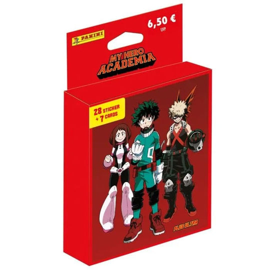 Blister My Hero Academia Panini Plus Ultra avec stickers et cartes (édition allemande)