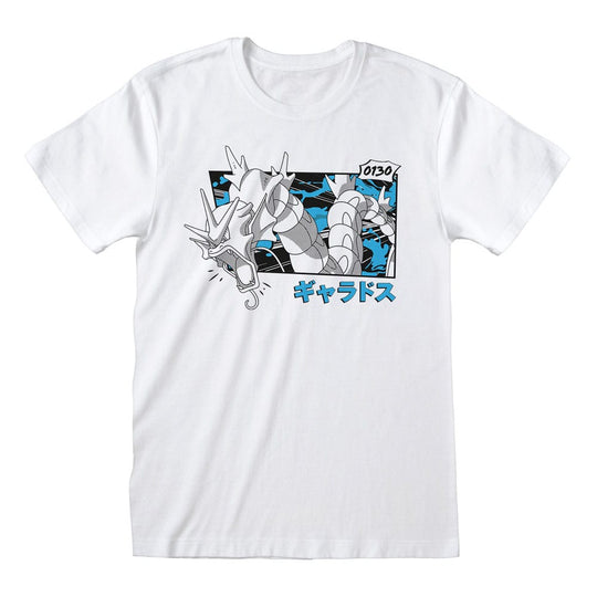 T-Shirt Pokémon Léviator Katakana officiel Heroes Inc. en 100% coton, taille M.