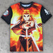 T-shirt Demon Slayer Kyojuro Rengoku officiel POPbuddies - Vue de face