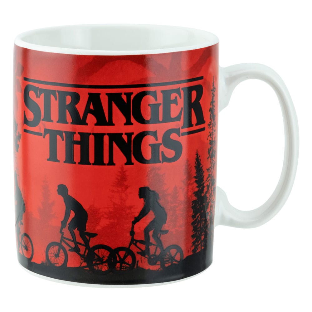 Mug Stranger Things officiel Paladone avec autocollants XL, vue de face