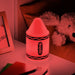 Lampe Crayola Squishy Glo avec son port de recharge USB visible
