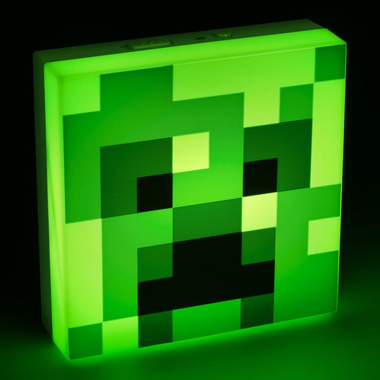 Veilleuse Minecraft Creeper Paladone, en boîte-fenêtre