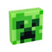 Gros plan sur la veilleuse Minecraft Creeper, licence officielle Paladone
